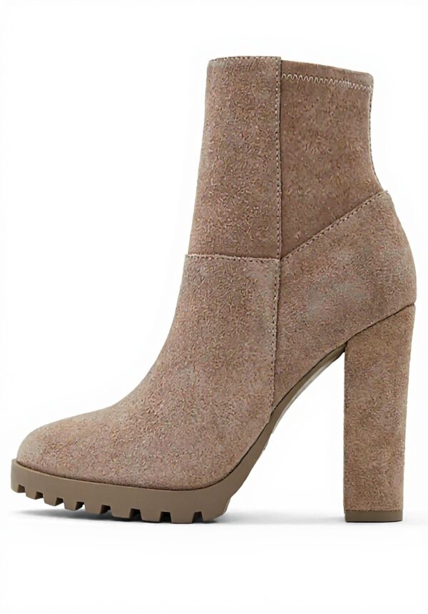 ALDO Women's Tianah Ankle Boot Leather Heel Light Brown